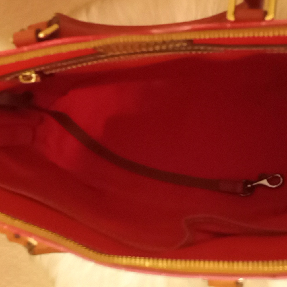 Dooney & Bourke Zip Zip Satchel Leather Handbag π - Picture 14 of 16